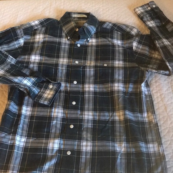 Orvis Men’s Plaid Button Down Shirt Large - Picture 2 of 7